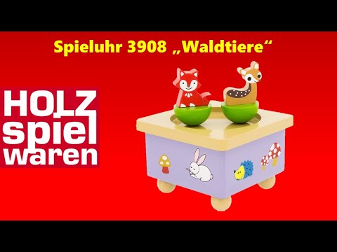 Ulysse 3908 Spieluhr Spieldose "Waldtiere" Melodie: Rudolph, the Red-Nosed Reindeer