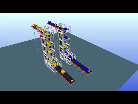 Nerak S Shape Continuous Platform Elevator