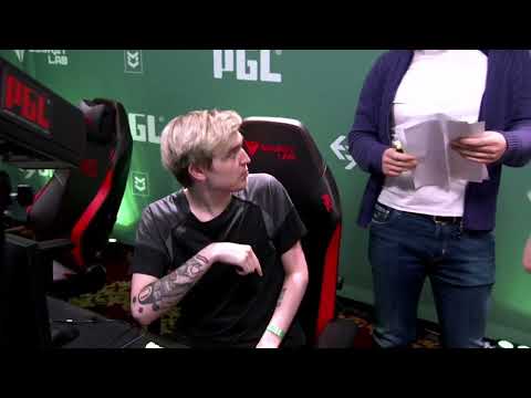 emotions Players (Gambit) after the victory over Sangal / PGL RMR Europe B  / Players vs Sangal