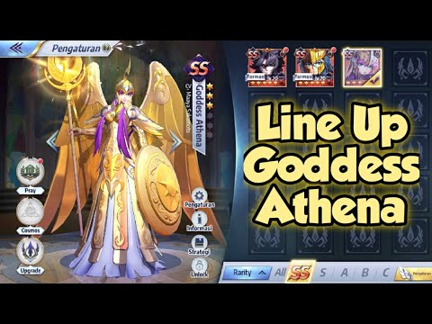 Goddess Athena Line up Galactic - Tips dapat star high gratis untuk pemula Saint Seiya Awakening