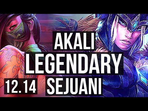 AKALI vs SEJU (TOP) | 16/1/5, Legendary, Rank 10 Akali | NA Challenger | 12.14