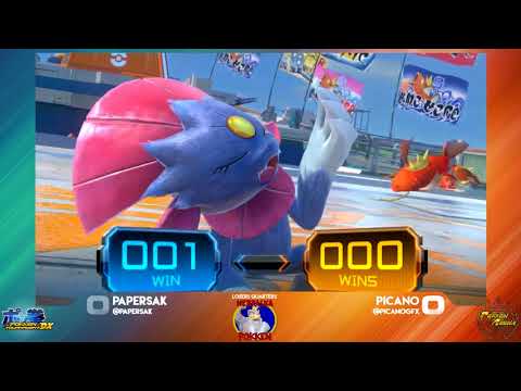 PaperSak (Weavile) vs Picano (Braixen) Pokken at Legendary Wolf Games - 1/09/18