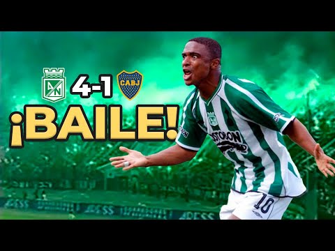 The time that NACIONAL DANCED WITH BOCA (Atlético Nacional 4 Boca Juniors 1)