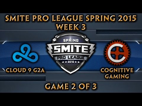 Smite Pro League: NA Week 3 - Cloud 9 g2a vs. Cognitive Gaming (Game 2 of 3)