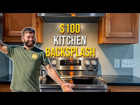 Budget-Friendly Kitchen Upgrade | $100 Roofing Metal Backsplash DIY Installation