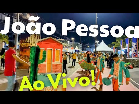 João Pessoa Ao Vivo! - Brasil - Noite de Sábado na Orla