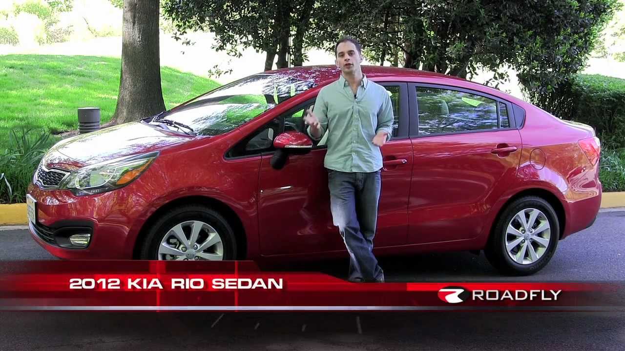 2012 Kia Rio Sedan Test Drive & Car Review with Ross Rapoport by RoadflyTV