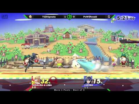 Gambits and Gimmicks Wave 1 Pools - TG|Stigmata (Rosalina & Luma) vs PoW!|Ronald (Lucina)
