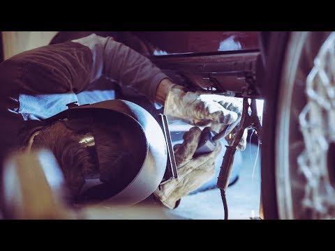 Repairing a rust patch on the Mk2 Golf Floor Pan