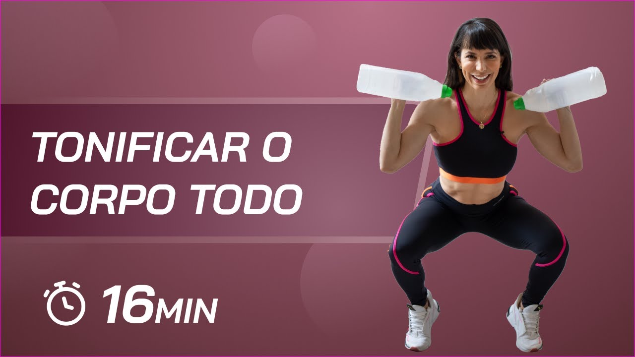 Treino em casa para tonificar corpo todo - Carol Borba