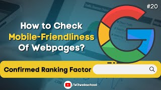 How to Check Mobile-Friendliness? | Mobile Friendly Test | Latest SEO Course