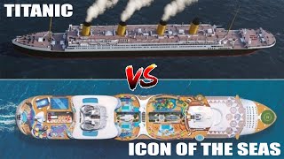 Icon Of The Seas vs Titanic