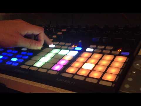 Native Instruments Traktor Kontrol F1 controller as Step Sequencer