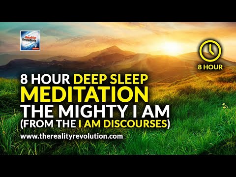 Deep Sleep Meditation The Mighty I AM  432hz 528hz 639hz 963hz