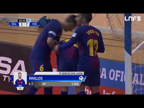 Gol Rivillos (1-7) Naturpellet Segovia - FC Barcelona Lassa 1Div, J19