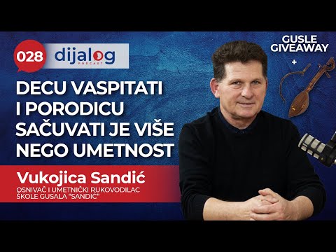 dijalog Podcast 028 | VUKOJICA SANDIĆ - Decu vaspitati i porodicu sačuvati je više nego umetnost