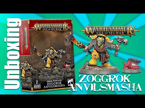 Unboxing Zoggrok Anvilsmasha Warhammer Age fo Sigmar Ironjawz Orruk Warclans #tabletopgaming