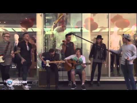 McBusted - Get Over It Acoustic in Australia (McBusking)