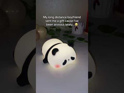 I love it soooo much😭😭 #giftidea #lamp #cute #gift #gifts #girlfriend #girlfriendgift #desksetup