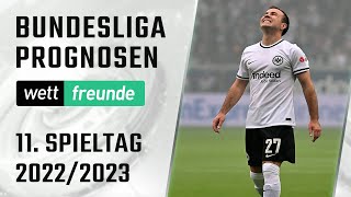 Bundesliga Tipps 11. Spieltag 22/23 ⚽ Vorschau & Prognose