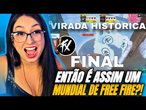 REACT ULTIMA QUEDA DO MUNDIAL DE FREE FIRE 2024 - VIRADA HISTÓRICA (FLUXO BI CAMPEÃO) | THAY REACT