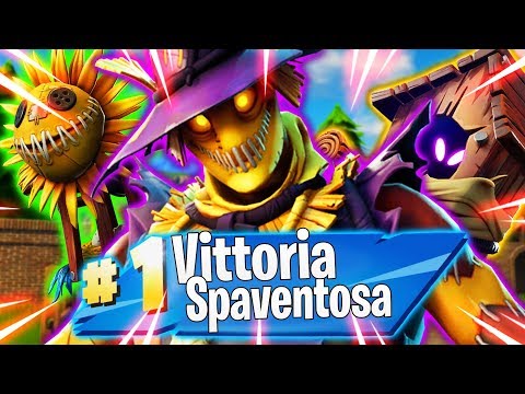 FORTNITE: VITTORIA SPAVENTOSA!! LO SPAVENTAPASSERI DEL TERRORE!