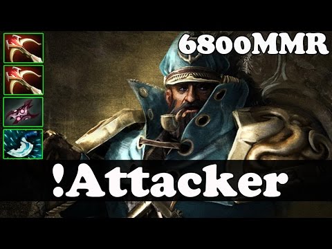Dota 2 - The Best Kunkka in the world - !Attacker 6800 MMR vol 36 - 2 Games - Ranked Gameplay