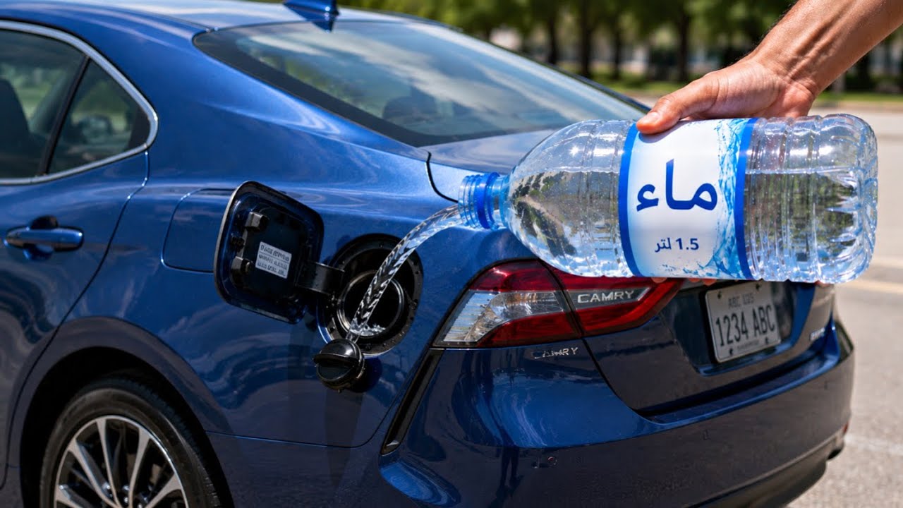 حولت الماء إلى بنزين سيارات مجاني… وداعاً لمحطات الوقود