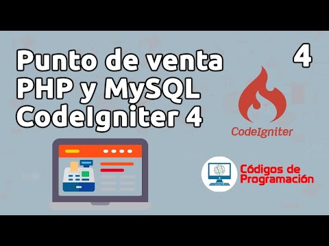 1 Punto de venta con CodeIgniter 4 instalación y diseño