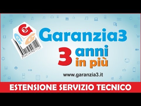 Garanzia3 - 3 anni in più - ESTENSIONE DEL SEVIZIO TECNICO