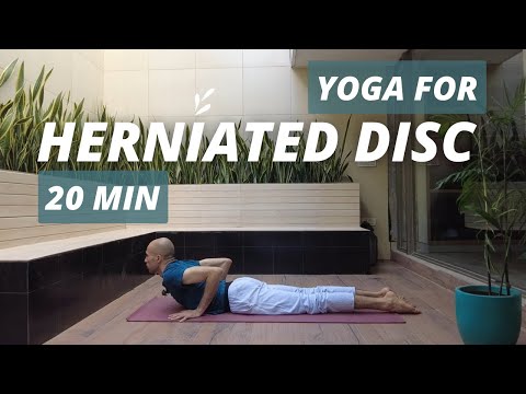 20 Min Yoga for Herniated Disc | Yoga for Low Back Pain Relief | @sadhakadityayoga