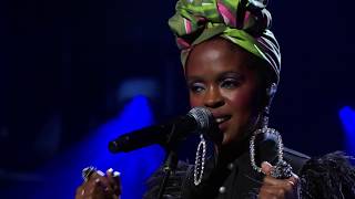 Lauryn Hill performs &quot;Feeling Good&quot; at the 2018 Rock &amp; Roll Hall of Fame Induction Ceremony