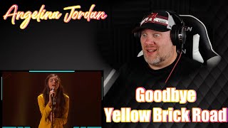 Angelina Jordan - Goodbye Yellow Brick Road | AGT | REACTION
