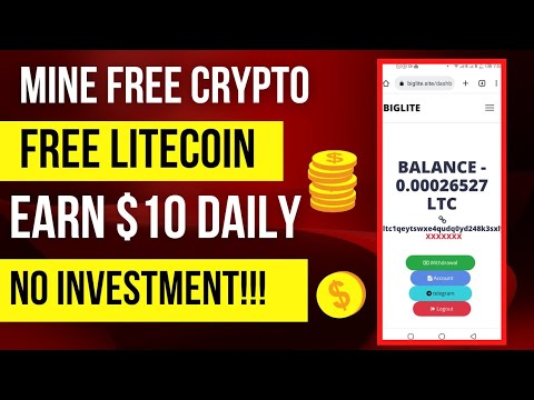 How To Mine Litecoin For Free At Home 2022 | Make $10 Daily litecoin | litecoin mining 2022 litecoin