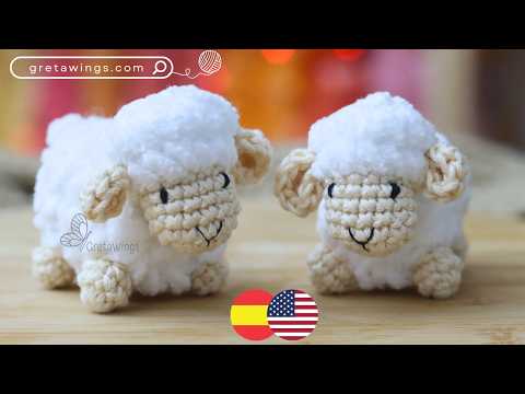 How to Crochet Little Sheep for the Nativity: Create Easy and Beautiful Animals | Gretawings