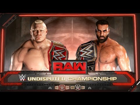 WWE 2K18 Match | Jinder Mahal vs Brock Lesnar | WWE Championship & Universal Title