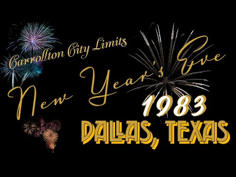 New Years Eve in 1983 in Dallas & Ft Worth Texas. Fairmont Hotel & Billy Bob's Confetti's