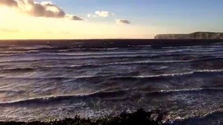 Blowing A Hoolie Compton Bay 7th January 2016 ~ wild and breezy
