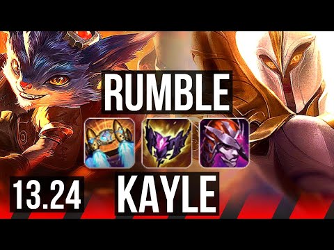 RUMBLE vs KAYLE (TOP) | 12/1/3, 400+ games, Godlike | KR Master | 13.24