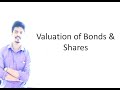 Valuation Of Bonds Shares
