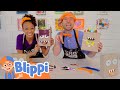 Blippi Arts And Crafts At Cr8Space Fun And Educational Videos For Kids