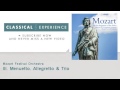 Wolfgang Amadeus Mozart : III. Menuetto. Allegretto & Trio