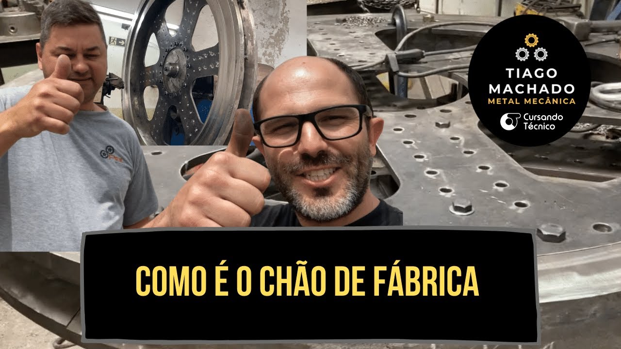 COMO É O CHÃO DE FÁBRICA - VISITEI UMA METALÚRGICA QUE FABRICA PEÇAS "MAIORES QUE MINHA OFICINA"