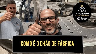COMO É O CHÃO DE FÁBRICA - VISITEI UMA METALÚRGICA QUE FABRICA PEÇAS "MAIORES QUE MINHA OFICINA"