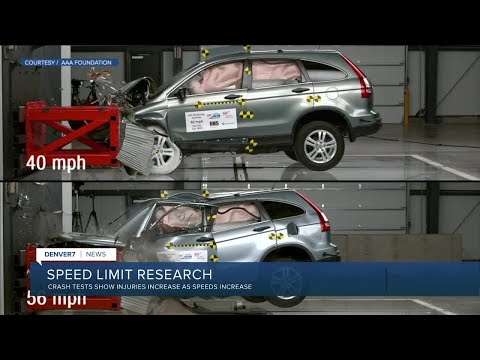 Speed limit research: injuries increase as speed increases