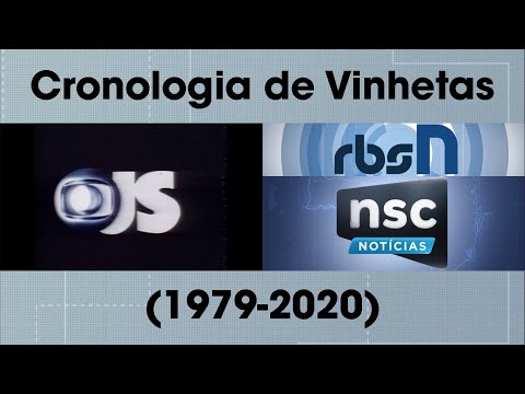 Cronologia de Vinhetas do RBS Notícias RS/SC + NSC Notícias (1979-2020)