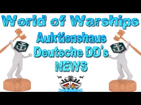 Auktionshaus & Deutsche DDs in Update 0.10.4 Vorschau in World of Warships auf Deutsch