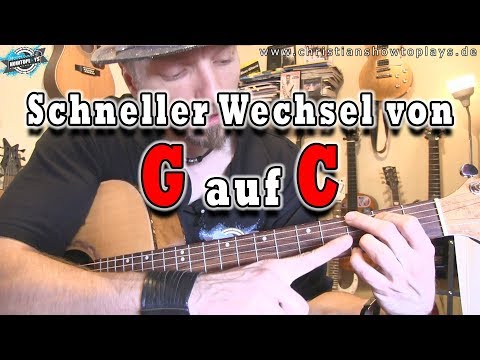 Von G auf C - und zurück - Die besten TIPPS für den Akkordwechsel
