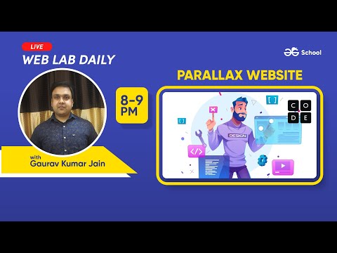 Parallax website in Weblab On Code.org
