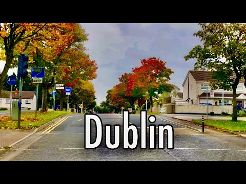4K Driving Tour Dublin Ireland 2025 | Autumn Drive | Dash Cam Ireland | Blanch to Ballyfermot